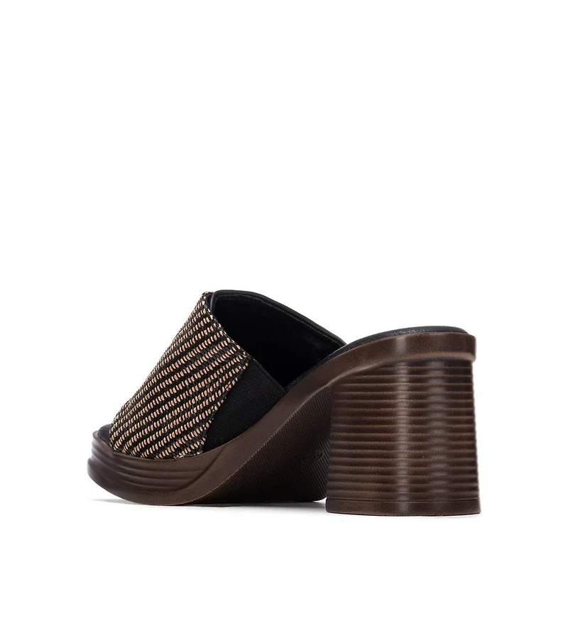 Xti Women's Refresh Collection Block Heel Slip On Sandals