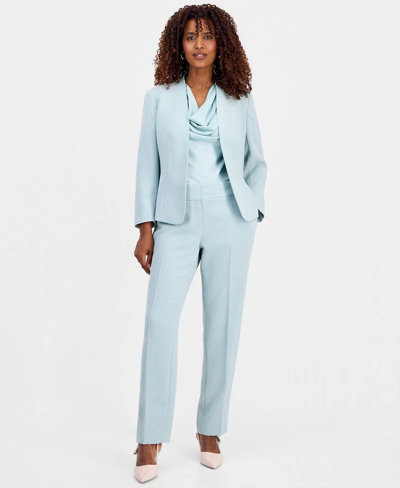 Kasper Women's Collarless Open-Front Jacket, Regular & Petite