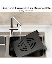 Yigii Pots Pans Organizer Cabinet 5 Adjustable Tiers Carbon Steel Rack Kitchen Storage