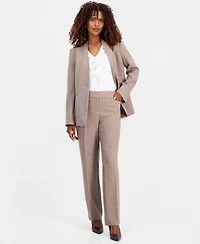 Kasper Women's Collarless One-Button Jacket, Regular & Petite