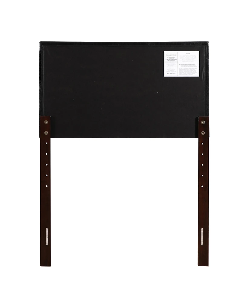 Flynama Twin Upholstered Headboard with Faux Jewel Tufting Adjustable Height
