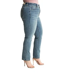 Slink Jeans Women's Denim High Rise Straight 30" Inseam