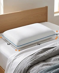 Cheer Collection Gel Memory Foam Pillow, Standard