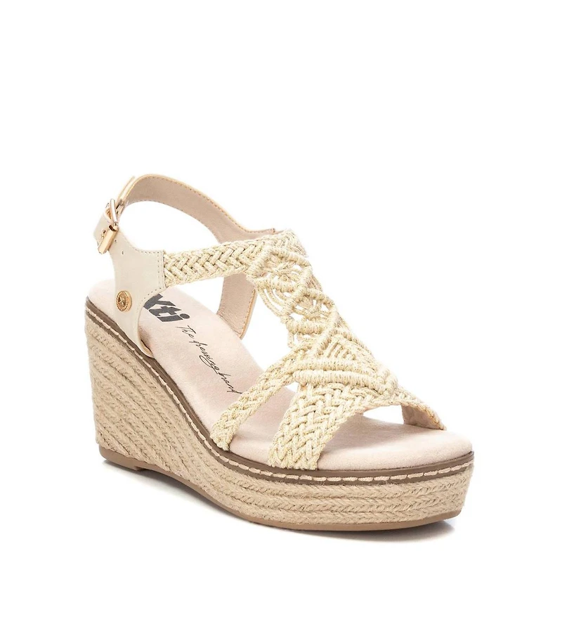 Xti Women's Braided Wedge Sandals