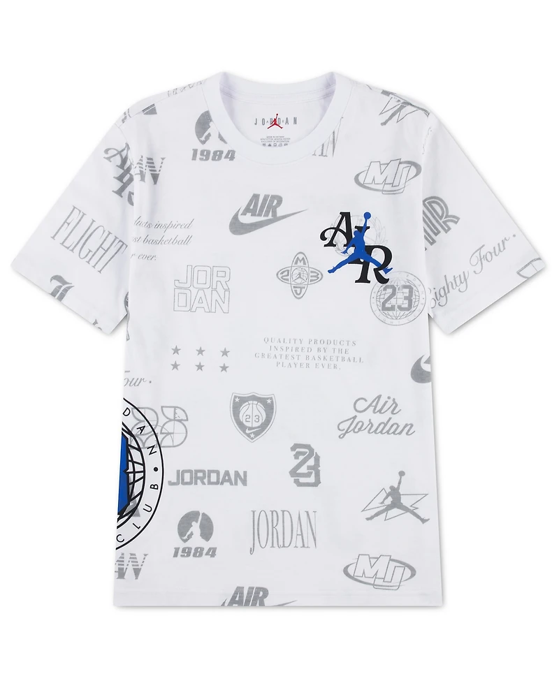 Jordan Boys' 8-20 Rookie Season Printed Short-Sleeve T-Shirt