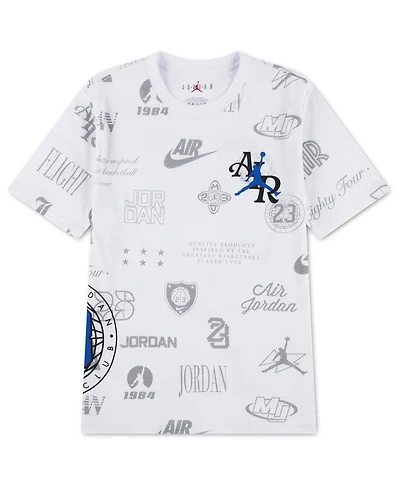 Jordan Boys' 8-20 Rookie Season Printed Short-Sleeve T-Shirt