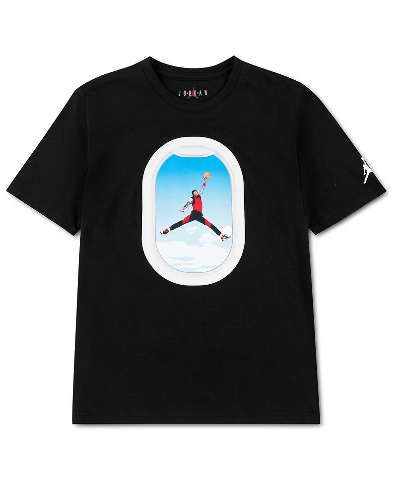 Jordan Boys' 8-20 Plane Window Short-Sleeve T-Shirt