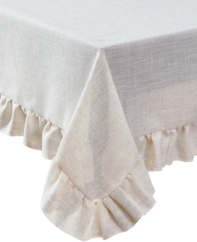 Laura Ashley Seville Ruffle Tablecloth, 60" x 102"