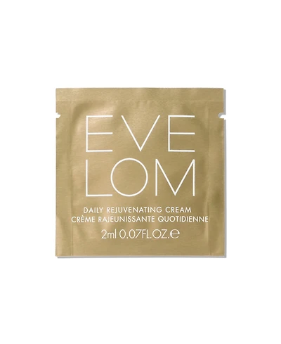 Free Daily Rejuvenating Cream 2 ml Sachet with every $85+ Eve Lom purchase.