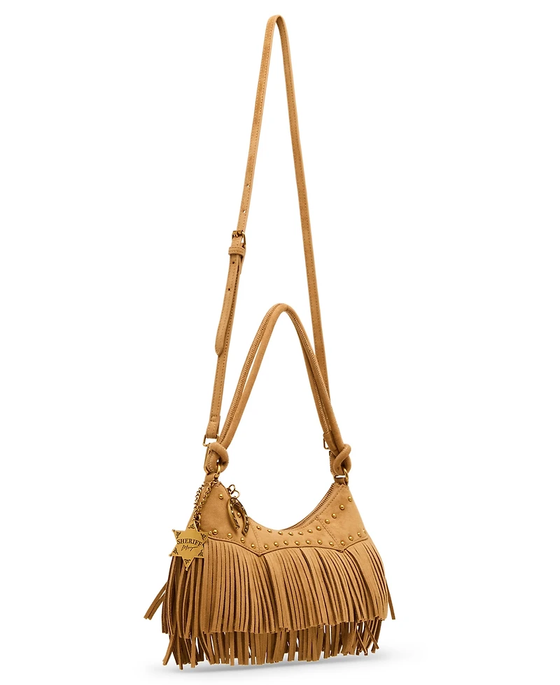 Betsey Johnson Small Fringe Benefits Shoulder Handbag