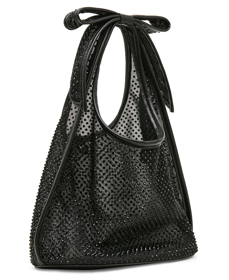 Betsey Johnson Bow Small Mesh Tote Handbag