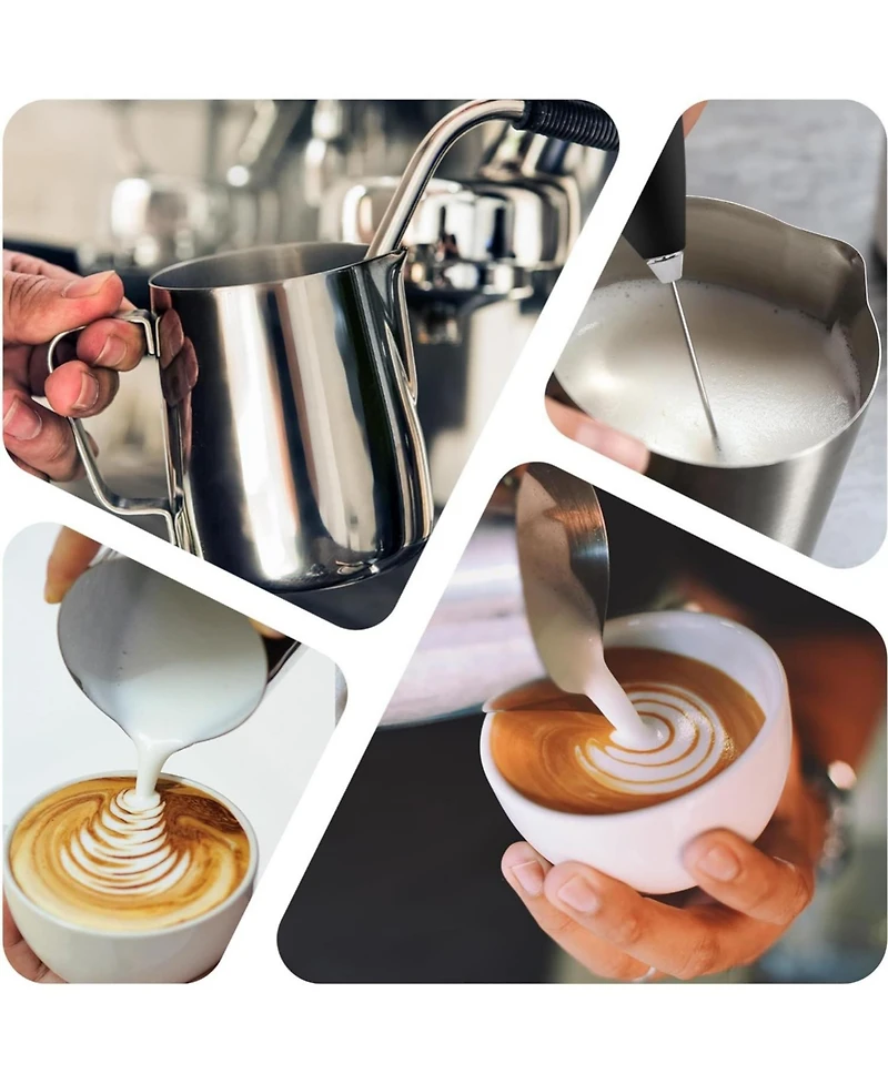 Milk Frother Cup - Stainless Steel Frothing Pitcher