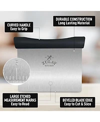 Multi-purpose Bench Scraper and Chopper