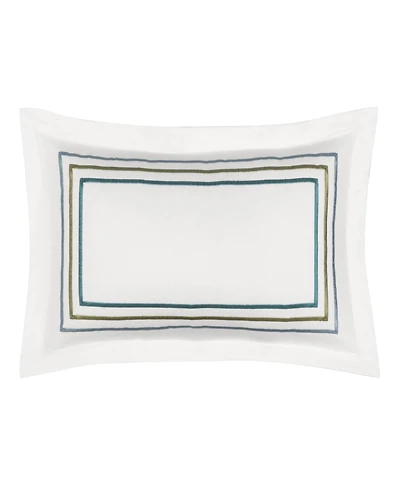 Piper & Wright Meadow Embroidered Boudoir Decorative Pillow, 12" x 24"
