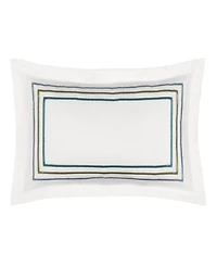 Piper & Wright Meadow Embroidered Boudoir Decorative Pillow, 12" x 24"