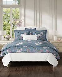 Piper & Wright Savannah 3-Pc. Cotton Floral Comforter Set, Full/Queen