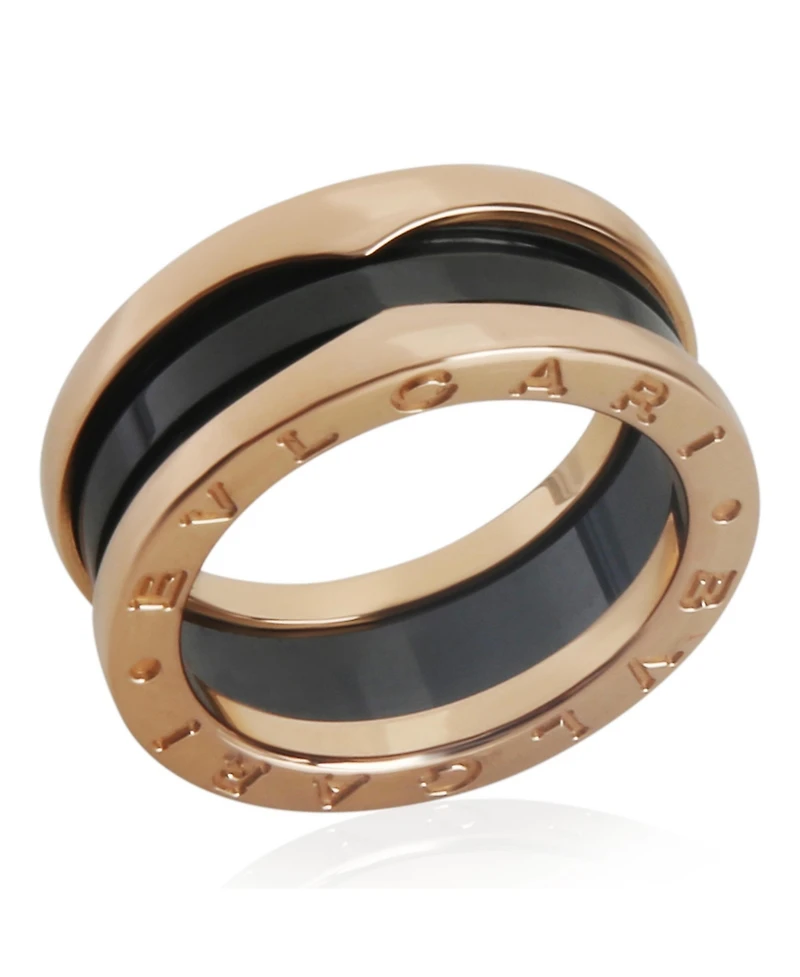 Pre-Owned Bvlgari Rose Gold B.zero1 Ring