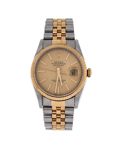 Pre-Owned Rolex Oyster Perpetual Datejust Automatic Watch in Stainless Steel and Gold 36mm