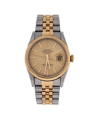 Pre-Owned Rolex Oyster Perpetual Datejust Automatic Watch in Stainless Steel and Gold 36mm