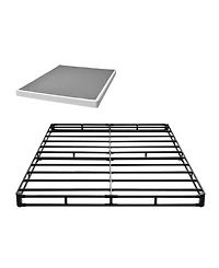 Gouun Low Profile Box Spring Foundation with Steel Frame and Cover