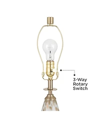 360 Lighting Melina 27 1/2" High Glass Table Lamp