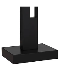 Possini Euro Design Galaxy 32" Tall Geometric Base Large Modern End Table Lamp Dual Usb Ports Metal Living Room Charging