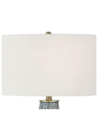 Possini Euro Design Victoria 29 1/2" Tall Modern End 3-Way Table Lamp / Finish Ceramic Single Living Room