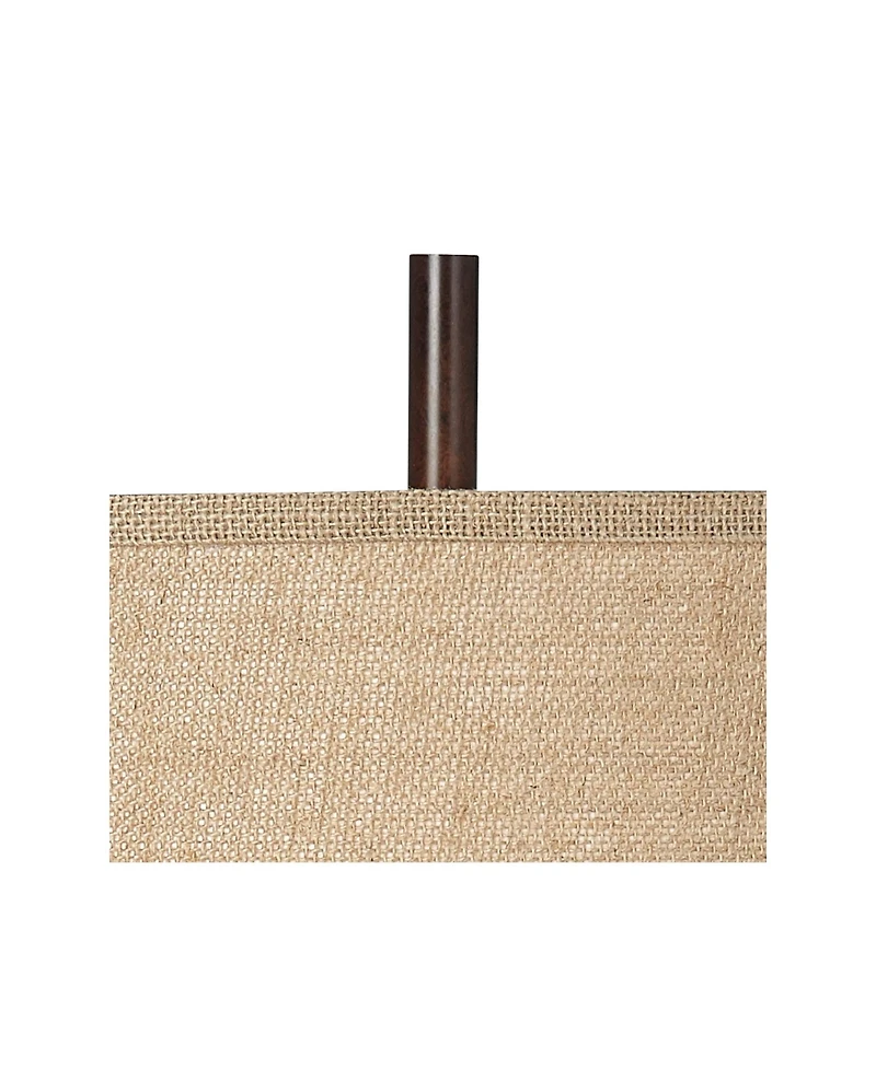 Franklin Iron Works 31.5" Tall Rustic Farmhouse Table Lamp with Usb Charging Port