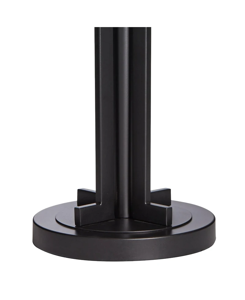 Franklin Iron Works Industrial Table Lamp with Usb Charging Port 31 1/2" Tall