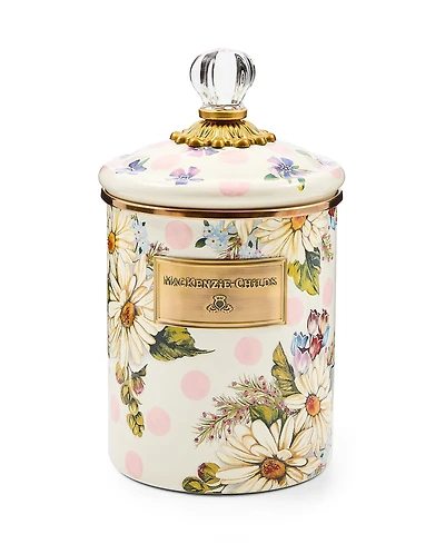 MacKenzie-Childs Wildflowers 48 oz. Medium Canister