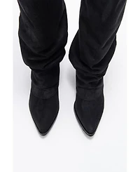 Prologue Shoes Women's Elaris Block Heel Knee High Boot