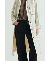 Scalpers Women's Lightweight Multi-Position Trench Coat