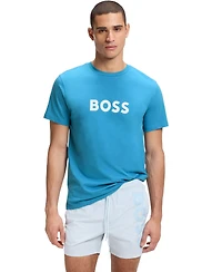 Boss by Hugo Men's Spf 50+ Uv Protection Cotton-Jersey T-Shirt