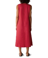 Eileen Fisher Women's Sleeveless V-Neck Dress