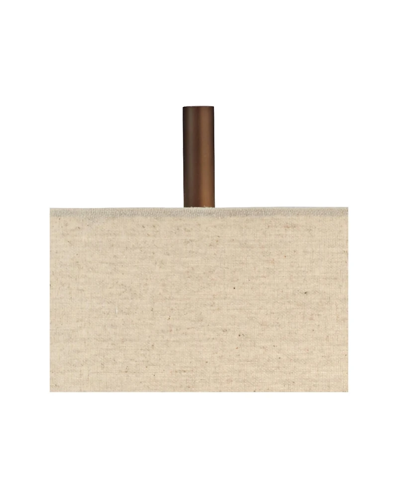 Franklin Iron Works Mid-Century Modern Table Lamp with Usb Charging Port 28.5" Tall