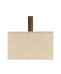 Franklin Iron Works Mid-Century Modern Table Lamp with Usb Charging Port 28.5" Tall