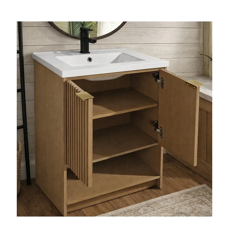 Ari Bath Diego 24" Bathroom Vanity Oak