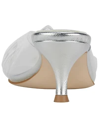 Jeffrey Campbell Women's Crystala Knotted Kitten Heel Sandals