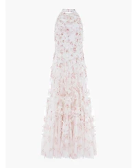 Needle & Thread Women's Magnolia Ditsy Elia Halter Neck Gown