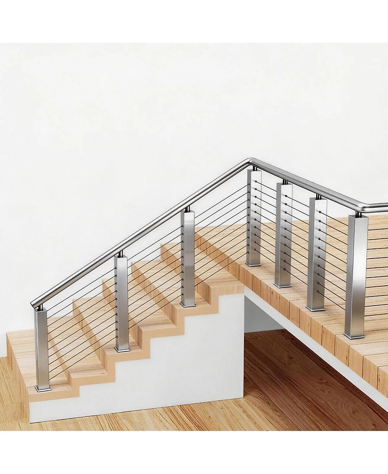 Yescom 60PCS Cable Railing Rubber Grommets 30 Degree Sleeves for 1/8" to 3/16"