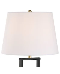 360 Lighting Pellana 24 3/4" High Brass Usb Table Lamp