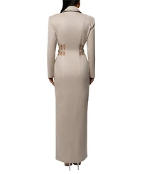 Jluxlabel Women's Toffee Haze Suede Dress