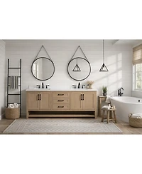 Ari Bath Venice 72" Bathroom Vanity Oak