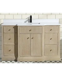 Ari Bath Redondo 55" Bathroom Vanity Ash Oak