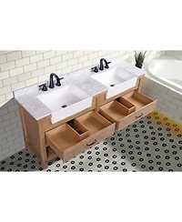 Ari Bath Marina 72" Bathroom Vanity Driftwood