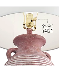 John Timberland Sierra 30" Tall Jug Large Southwest Farmhouse Rustic End Table Lamps Set of 2