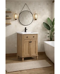 Ari Bath Annie 24" Bathroom Vanity Weathered Fir