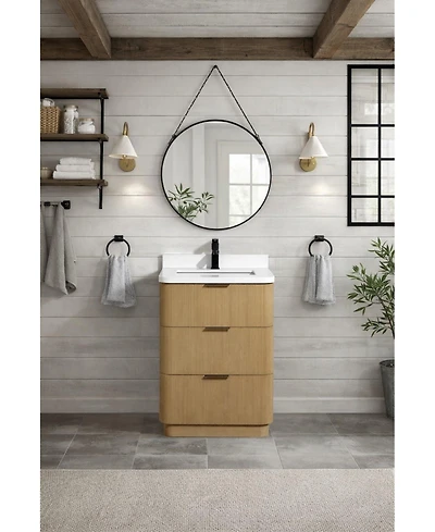 Ari Bath Calamigo 24" Bathroom Vanity Oak