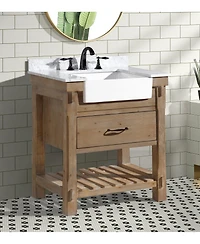 Ari Bath Marina 30" Bathroom Vanity Weathered Fir