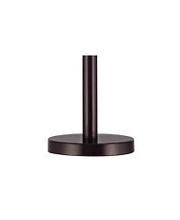 Possini Euro Design Modern Buffet Table Lamp 33" Tall with Usb Charging Port Dark Bronze Drum Shade for Bedroom Living Room Office